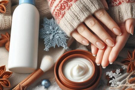 moisturizing and protecting dry hands in winter